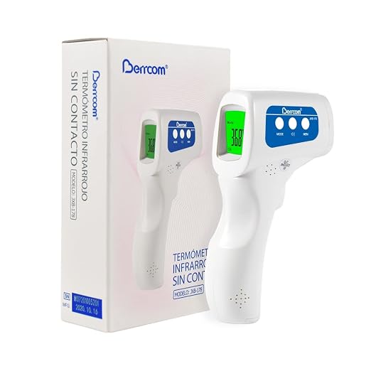 Berrcom Non-Contact Infrared Forehead Thermometer Digital Thermometer 3 in 1 for Baby and Adult Non-Touch Baby Thermometer with Fever Warning