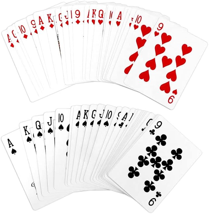 Regal Games Pinochle Playing Cards 2 Pack - Adult Card Game Set with Score Sheets & 2 Deck of Pinochle Cards - Family Fun Game Night - Ideal for 2-4 Person