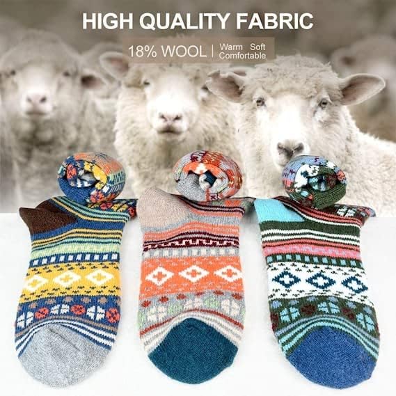 besky Warm Socks for Women Cozy Fuzzy Winter Socks