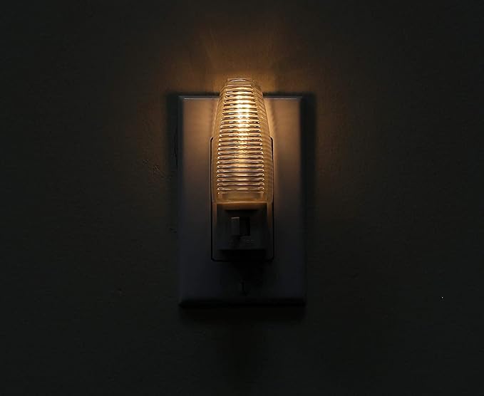 Kingman Night Light Wall Plug in with On/Off Switch Warm White UL Listed, 120V 4W (1 Pack)