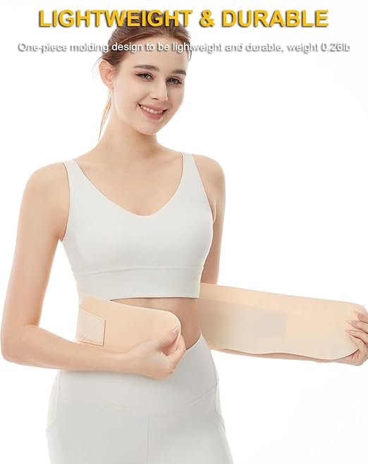 Super Thin Back Brace for Lower Back Pain Women Men, Lumbar Support Waist Support Brace for Women Lower Back Pain Relief Products, Hip Belt Waist Belt Sciatic Nerve Brace for Women Men (Beige, Small)