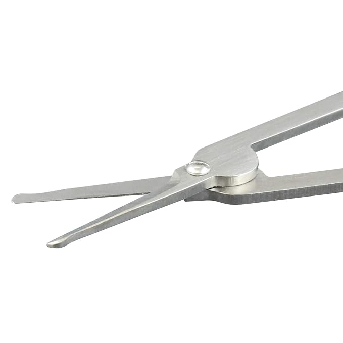 Seki Edge Stainless Steel Nostril Scissors (SS-908) - Safety Grooming Scissors with Round Blunt Tips for Trimming Nose Hair & Other Facial Hair for Men & Women - Made in Japan