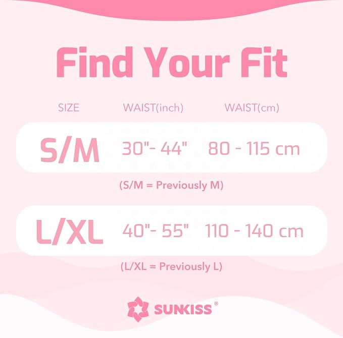 SUNKISS Masterpiece Adult Diapers with Tabs, Unisex Disposable Incontinence Briefs for Women and Men, Odor Control, Pink, Small/Medium, Previously Medium,10 Count (Pack of 2)
