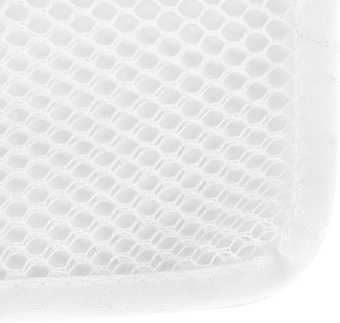 Joyzan Mesh Shower Organizer, 6 Pockets Hanging Caddy Portable Space Saving | Bathroom Holder Quick Drying Hanger Curtain Rod Storage Soap Shampoo Loofah Cruise Liner Ship Essentials Bath Toy Toiletry