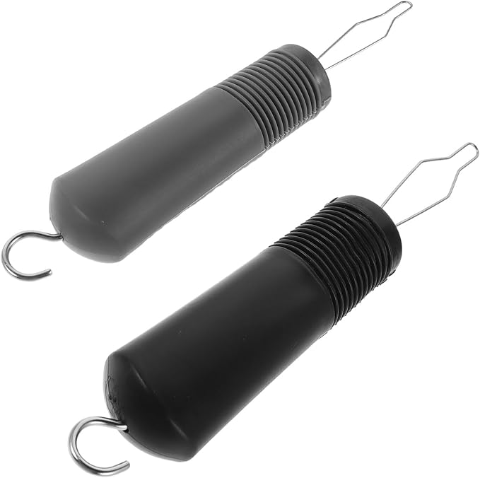 OUNONA Button Hook and Zipper Puller Dressing Aid 2pcs Adaptive Equipment for Seniors Arthritis Disabled One-Handed Button and Zipper Assist Tool for Easy Dressing