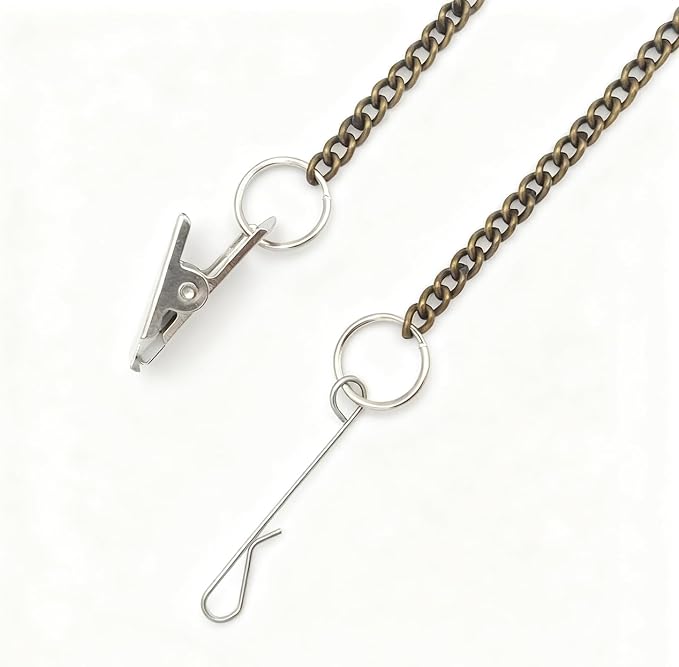 Zipper Helper for Dress and Boots, Zipper Puller Zip with Hook and Clip for Almost All Zippers Types, Zip up Dress by Yourself (Bronze)