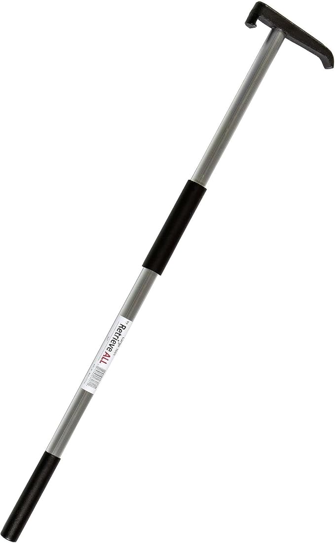 36-Inch Heavy Duty Retrieval Pole, Rust-Resistant Tool | Durable Lightweight Grabber for Truck Beds, RVs, Boats and Trailers