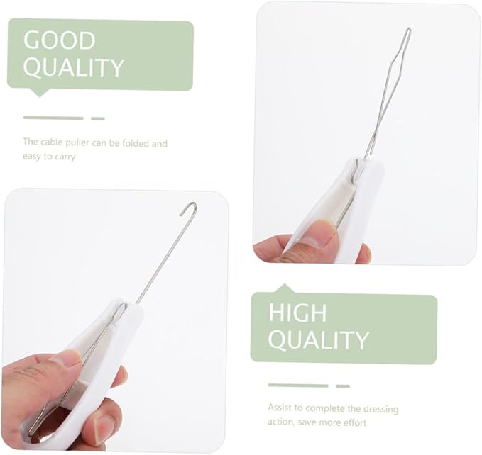 Gatuida 4pcs Buttoning Aid Tool Zipper Puller and Coat Button Assist Device Convenient Dressing Helper for Seniors and Disabled Effortless Zipper and Button Fastening