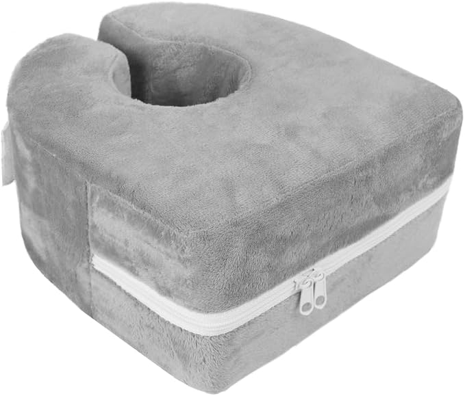 Adult Bed Sore Pads Wedge Foot Support Pillow Pressure Ulcer Ankle Protector Ring Foot Rest Pillows Bedridden Patient Elderly Heel Cushion Sleeping Elevated Foam Pad Leg Post Surgery Recovery Pillow