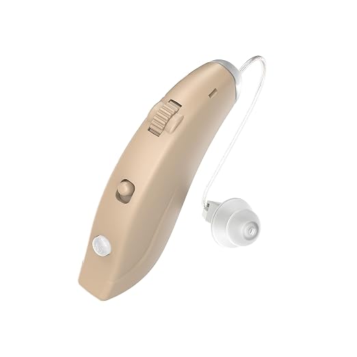 Hearing Aids for Seniors Rechargeable Hearing Aids Amplifiers with Bluetooth for Single Left Ear Hearing Loss Behind-The-Ear Ear Aid
