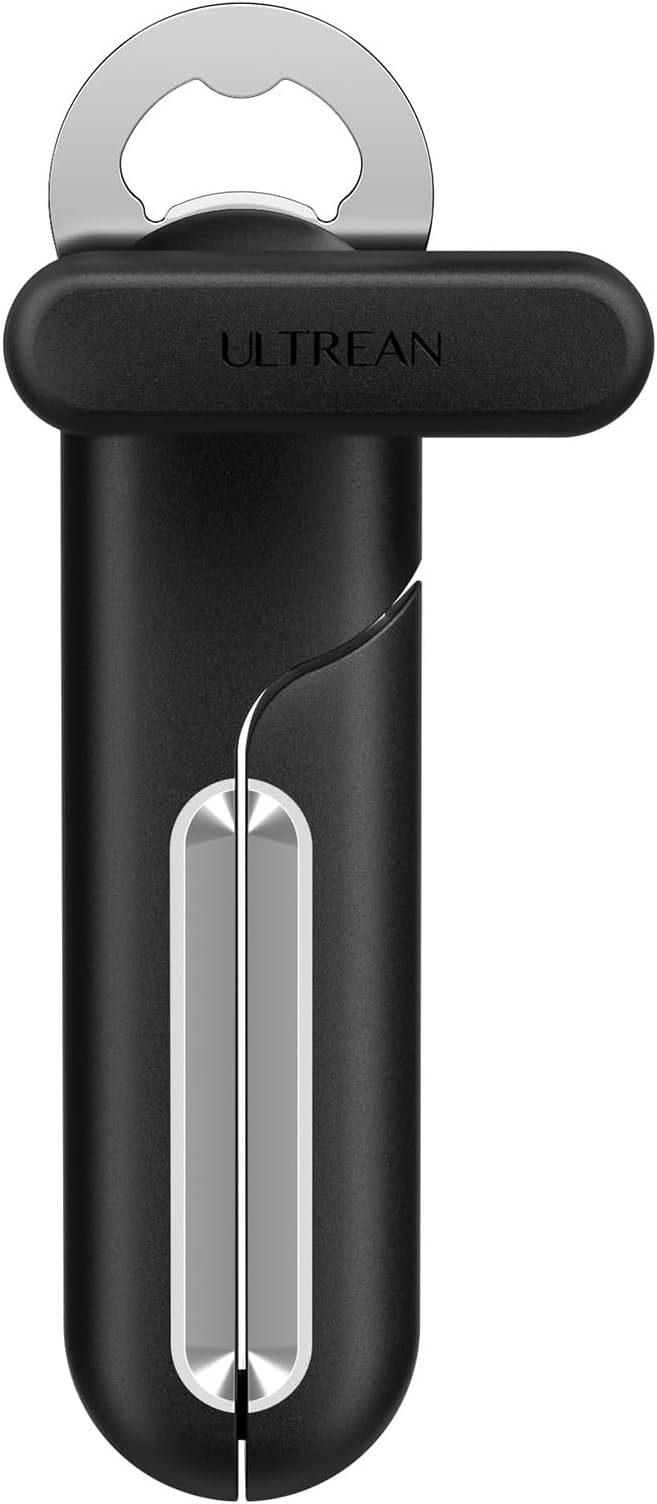 Ultrean Manual Bottle Opener Can Opener [2025 Upgraded], Heavy-Duty Stainless Steel Manual Handheld Can Opener with Smooth Edge, Ergonomic Handles,Rust Proof,Oversized Easy Turn Knob,Christmas gifts