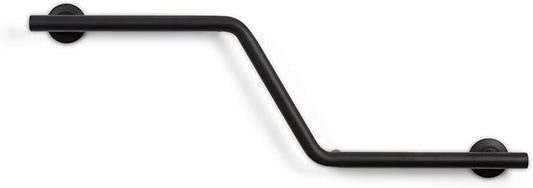 Bathroom Grab Bar, 38 inch Stainless Steel, Right Handed Zuma Bar, 1.25 inch Diameter, Handicap Grab Bar, Safety Rail, Matte Black