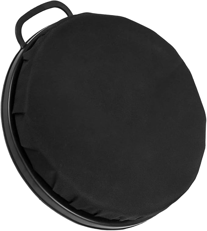 360-Degree Swivel Bucket Seat Lid 5 Gallon Bucket Seat Cushion, Black Foam Padded Buskets Seats Lid for Fishing Hunting