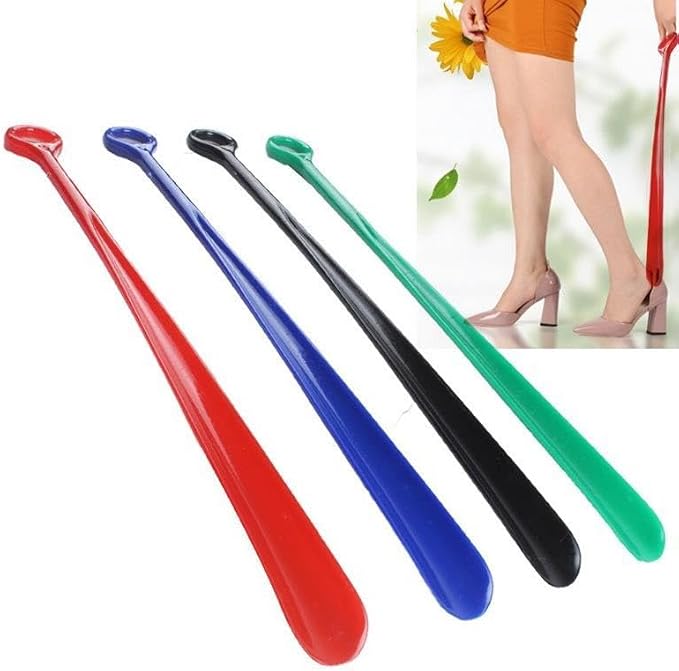 Shoe Horn Plastic Shoe Horn Long Shoe Lifting Shoe Horn Can Be Hung Solid Shoe Horn Home Entrance Living Room Shoe Horn, Travel Portable Shoe Horn Shoe Horn Long Handle for Seniors(G)