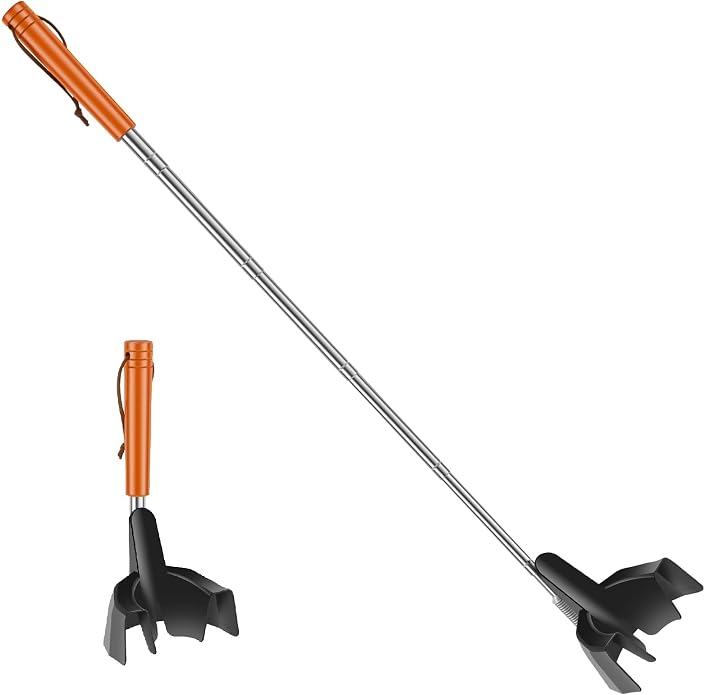 30 Inch Shoe Horn Long Handle for Seniors, Telescopic Shoe Horn, Adjustable Shoe Horn, Shoe Funnel with Extended Handle, Funnel Shoehorn Helper, Senior Shoehorn Assist Tool for Casual Sport Shoe