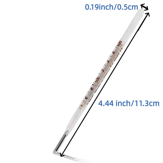 ℉ Oral Thermometer for Adults and Kids 2PCS - Glass Thermometer for Rectal Temperature - Accurate Easy Reading by HARIKA LIFE