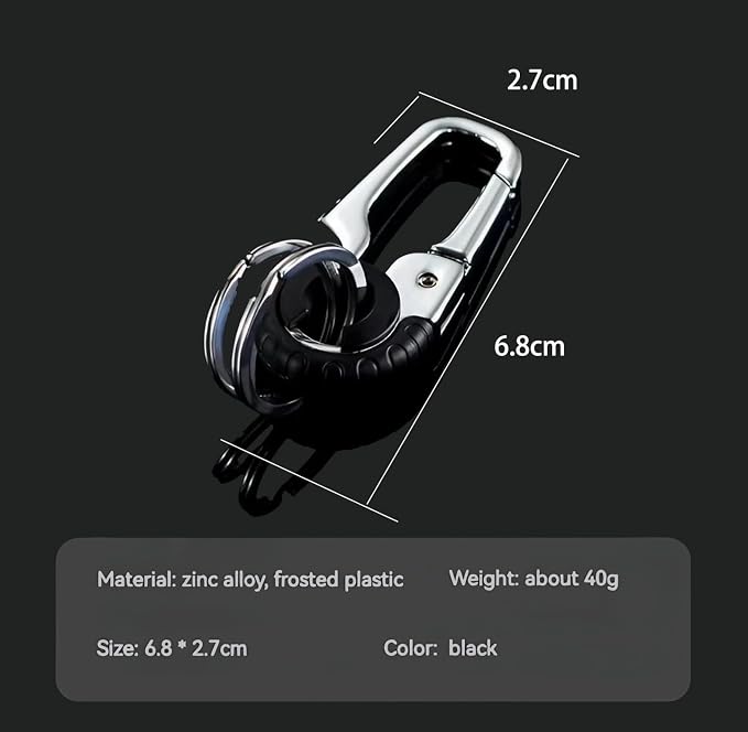 CHRIS GOOD Key Ring Keychain Keyrings,3pcs Key Chain Holder Clip Key Organizer Key Chain Ring for Men and Women,Key Holder