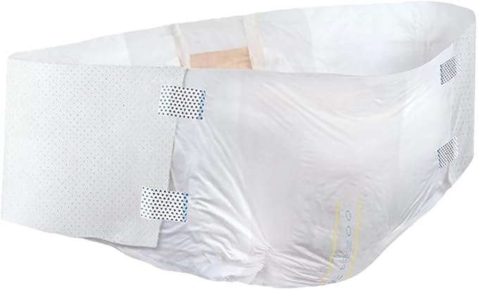Tranquility Bariatric Disposable Briefs 3X-Large with Peach Mat Core for Dry Skin, Odor Control & Max Comfort, Secure Kufguard Technology, Latex-Free, 34oz Capacity, 32ct Case