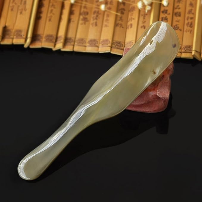 ARTIBETTER Ox Horn Shoe Lifter 7.08 Inch Portable Shoehorn Stick Ergonomic Design Easy Slip-on Shoe Tool for Men Women Seniors Relieves Back and Knee Pain
