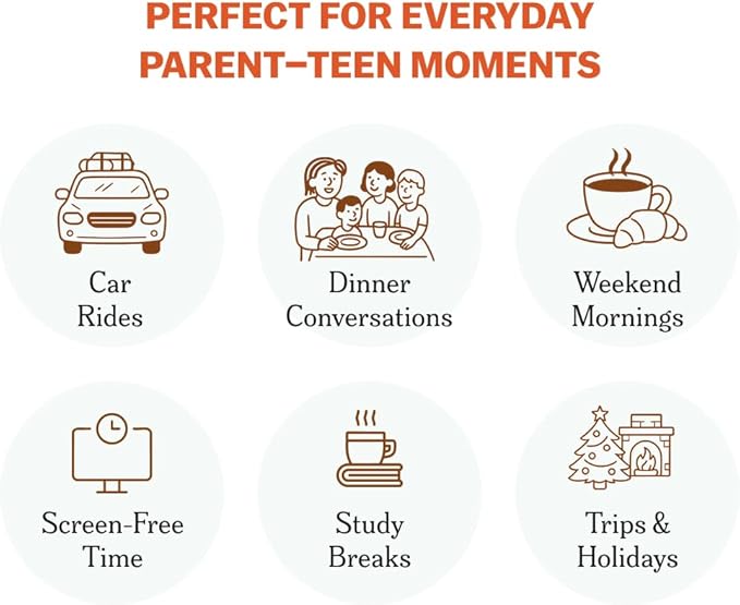 Tales Conversation Starter Cards, Teens Edition 150 Count, Fun Icebreaker Game for Party Games, School, Sleepovers, Game Nights, Gifts & Gatherings, Conversation Cards Games for Meaningful Connections