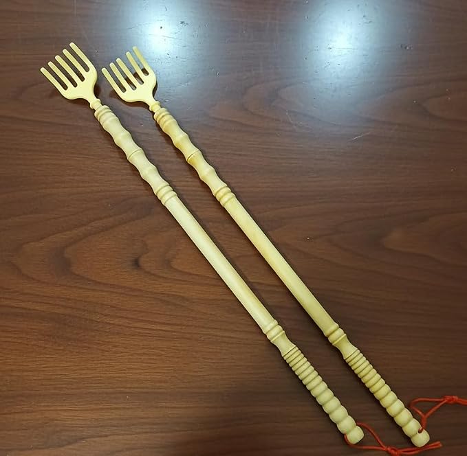 Back Scratcher, 2 Pack Back Scratcher for Men & Women, 18 Inch Long Handle Bamboo Backscratchers for Adults, Ideal Gifts for Mom and Dad