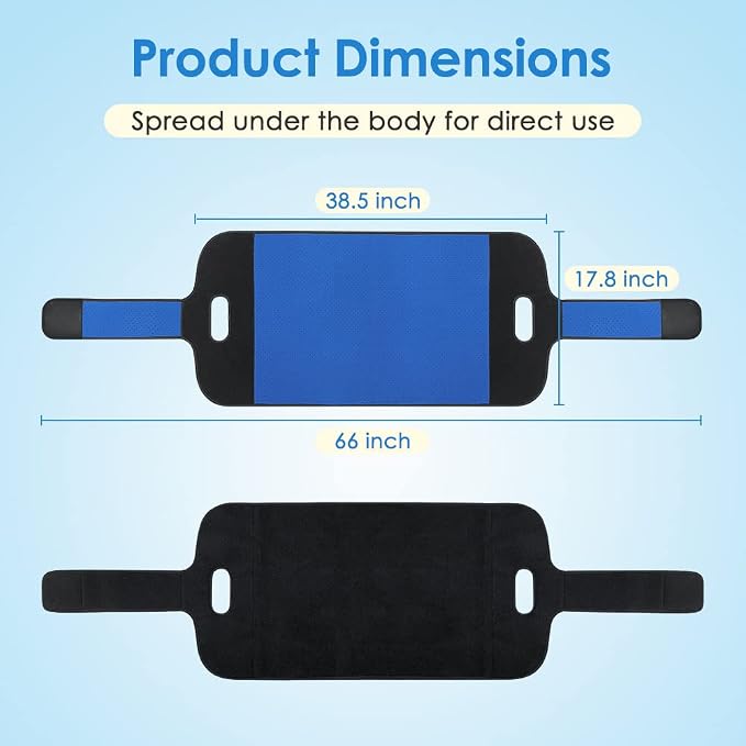 Patient Turning Device Belt For Bed Rails Elderly Adults Safety Hospital Beds For Home Use Transfer Belts For Lifting Seniors Multifunctional Turnover Bedridden Disability Prevention Bed Sore Aid Care