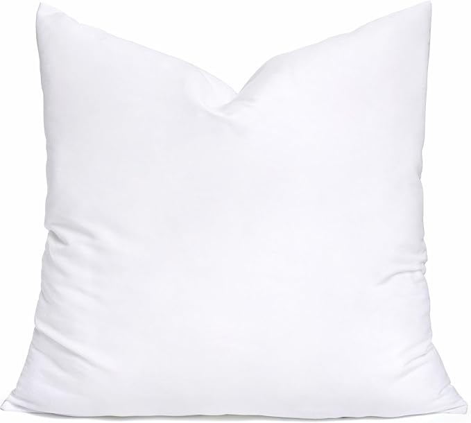 MIULEE 15x15 Inch Throw Pillow Insert for Couch Sofa Bed | Premium Virgin Filling, Soft Brushed Fabric, Decorative Pillow, Lumbar Back and Neck Support