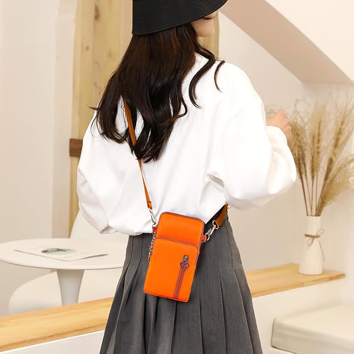Small Crossbody Bag for Women - Mini Phone Purses with Crossbody Strap and Wallet - Nylon Arm Bag