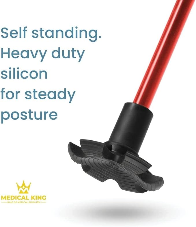 Walking Cane for Men and Women - Special Balancing Stick With 10 Adjustable Heights - Self Standing, Folding, Portable, Collapsible, and Comfortable
