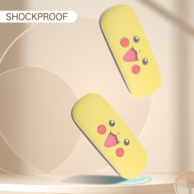 PERFECTSIGHT Hard Shell Eyeglasses Case, Kawaii Protective Glasses Case for Kids, Cute Eyeglass Case for Women Men Girls