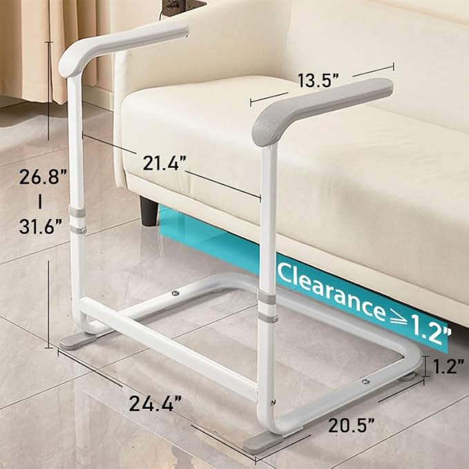 Stand Assist for Elderly, Adjustable Couch Stand, Chair Lift Assist Device, Mobile Stand and Go Chair Assist for Seniors, Patients and Disabilities