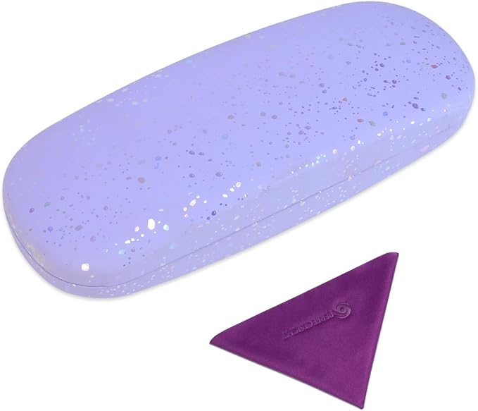 PERFECTSIGHT Hard Shell Eyeglasses Case, Kawaii Protective Glasses Case for Kids, Cute Eyeglass Case for Women Men Girls