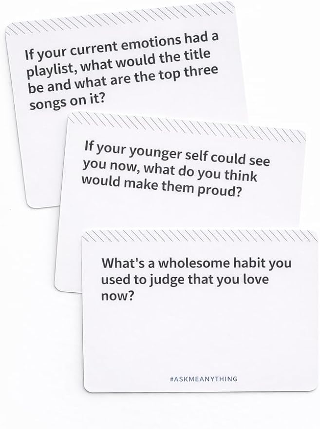 ASKMEANYTHING Recovery Card Game Clean & Curious Edition – Fun & Thought-Provoking Sobriety Cards for Reflection, Connection & Group Conversations – Light Recovery Game for Adults