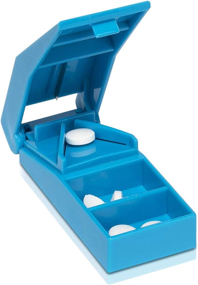 Renoir Pill Cutter, Pill Splitter with Stainless Steel Blade, for Cutting Small Pills or Large Pills in Half (1 Pack)
