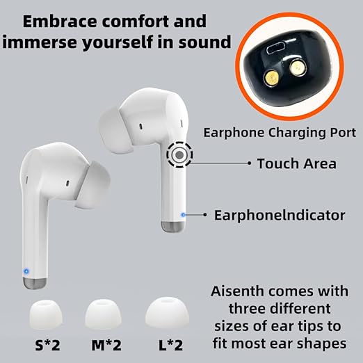 Bestselling Rechargeable OTC Bluetooth Hearing Aids for Seniors and Adults,2-in-1 Headphones & Hearing Amplifier with AI Noise Cancelling for Mild to Moderate Hearing Loss,for Daily Use