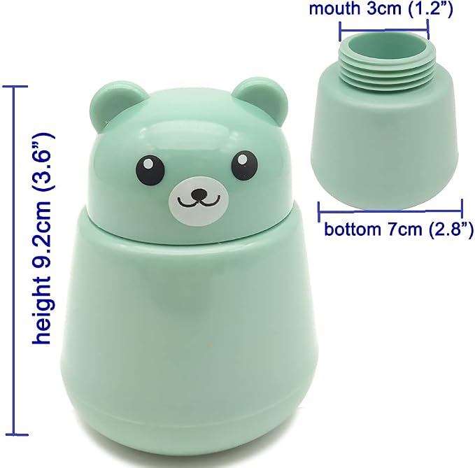 CoaGu 2-Pack Bear Pill Crushers - BPA-Free Dual Grinders, FDA-Compliant Fine Powder, Nursing Home & Travel Essentials