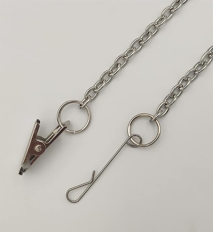 Zipper Helper for Dress and Boots, Zipper Puller Zip with Hook and Clip for Almost All Zippers Types, Zip up Dress by Yourself (Silver 1)