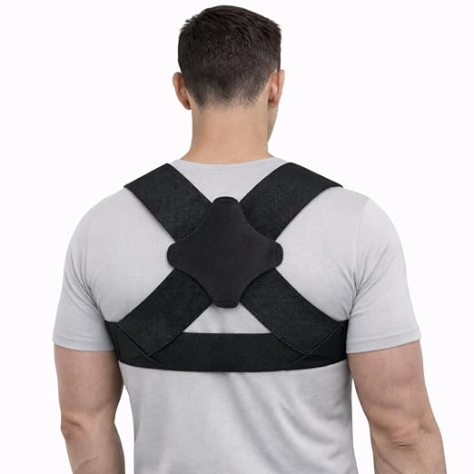 Posture Corrector for Men - Lightweight Upper Back Brace Posture Corrector for Neck Shoulder & Back Pain Relief Under Clothes - Invisible Shoulder Support Brace Improve Posture Correct Hunchback Slouching