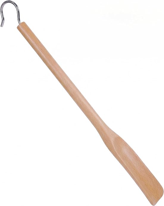 17.3" Innovative Shoe Horn with Boot Hooks, Multi-functional, Perfect Gifts for Seniors, Men, Women, Kids