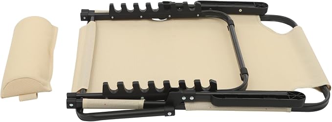 Adjustable Lifting Bed Backrest with Armrests 8-Position Adjustable, 330LBS Load Bed Back Support Chair for Reading Sleeping Watching TV, Portable Folding Floor for Elderly or Patients (Khaki)