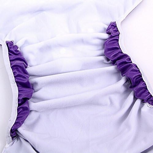 Teen Adult Cloth Diaper Nappy Reusable Washable for Disability Incontinence for Women Girls (Purple)