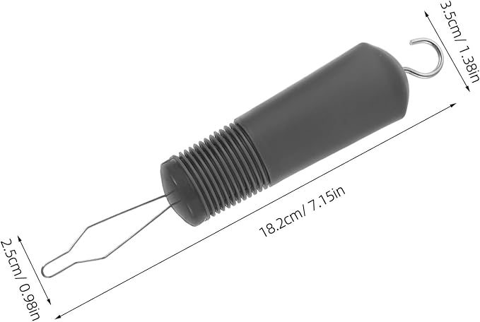 Cabilock Button Hook and Zipper Puller Made of Pp and Metal 2pcs Dressing Aid Tool with Easy Buttoning Feature for Elderly and Individuals with Limited Dexterity, Versatile Use at Home