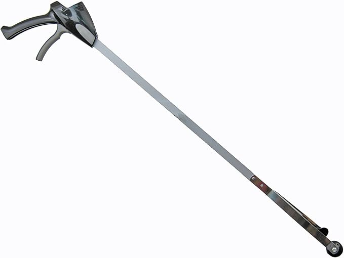 ArcMate EZ Reacher PRO Outdoor, Suction Cup Reacher with Locking Grip and Larger Handle, Professional Indoor Commercial and Outdoor Use, 4.5" Wide Jaw, 8lb. Capacity, Black, 40" (40P)