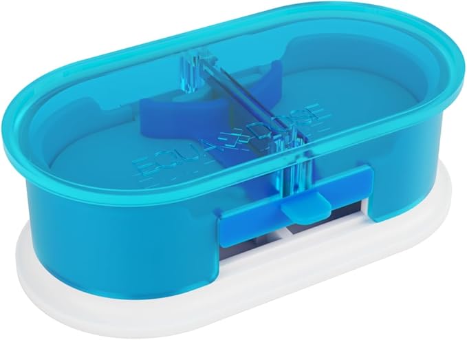 EQUADOSE Pill Cutter, Professional Medical Pill Splitter for Large, Small, and Tiny Pills, Double Stainless Steel Blades & Centering Device, Ideal for Cutting Tablets, Vitamins in Half or Quarter