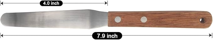 Medarchitect Right Hand Pill Counting Tray with Spatula (Black - Wood Handle)