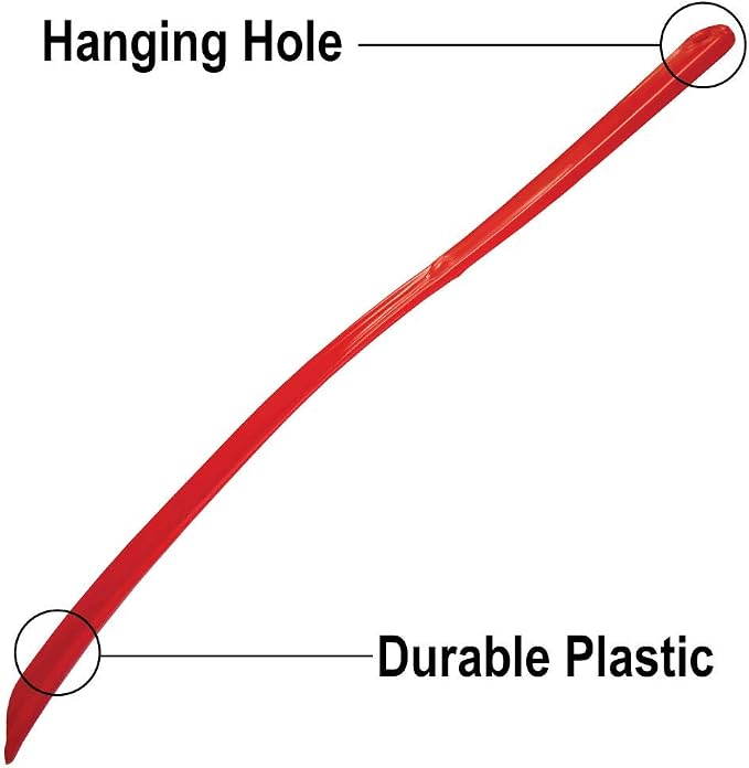 Rehabilitation Advantage 19.5 Inch Plastic Shoehorn with Hanging Hole