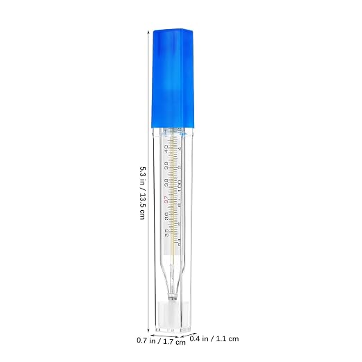 TOYANDONA 12PCS Glass Temperatures Measurement Adult - General Use Temperature Testing Tools Accurate Temperature Measurement for Families, Dual Scale