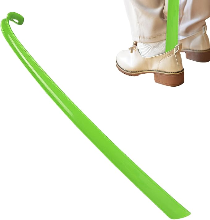 Shoe Horn for Seniors - 16.7 Inches Long Shoe Horn | Travel Shoe Lifter Flexible Shoe Horn Long Handle | Shoehorn Sock Remover Helper with Comfort Grip Shoe Lifter for Seniors, Men, Women
