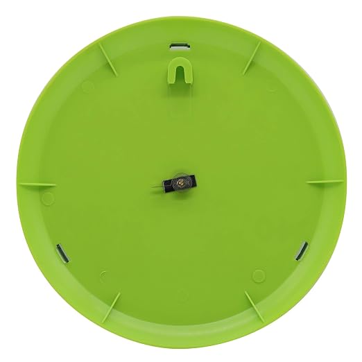 Springfield Indoor Outdoor Big and Bold Dial Thermometer, Wireless Thermometer with Easy to Read Numbers for Patio, Pool, and Indoor Areas, 8-Inch, Green