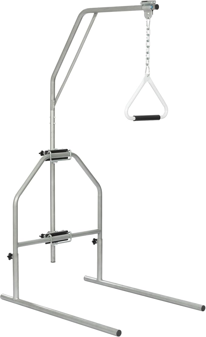 Trapeze Bar for Bed Mobility, Free Standing Trapeze Bar, Assisting Patient and Elderly in Bed, Strong and Work Well